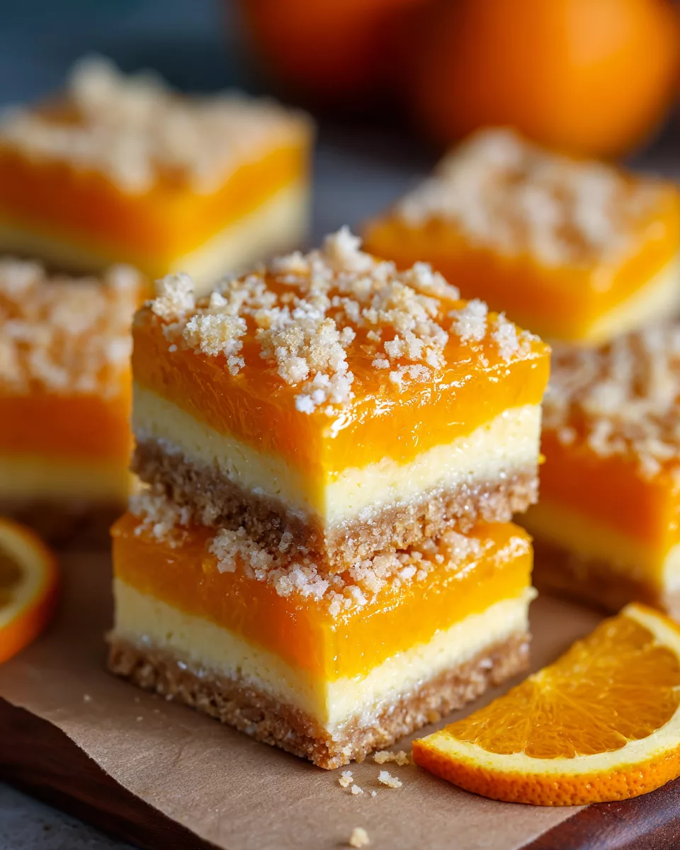 Orange Bars Recipe