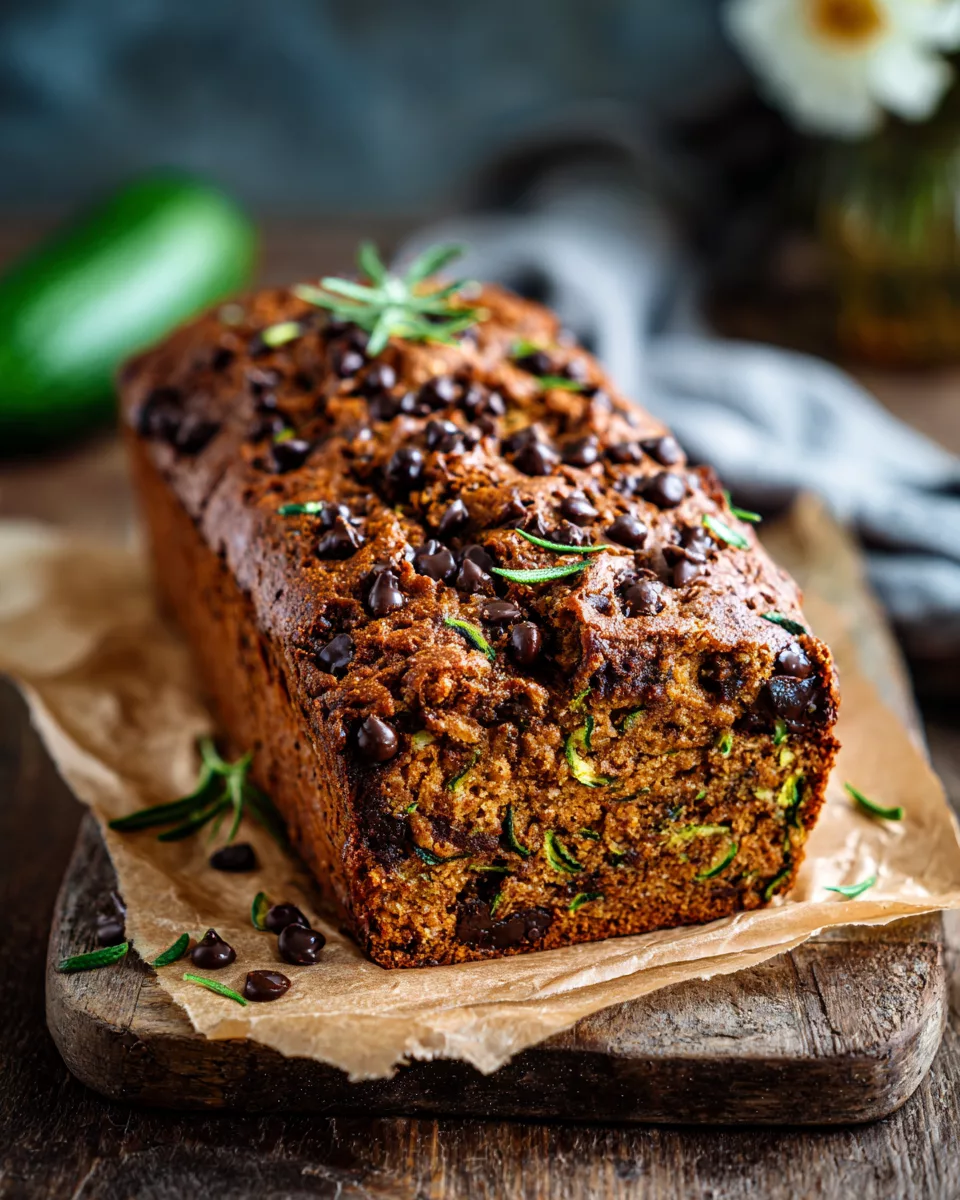 Pumpkin Zucchini Bread with Chocolate Chips