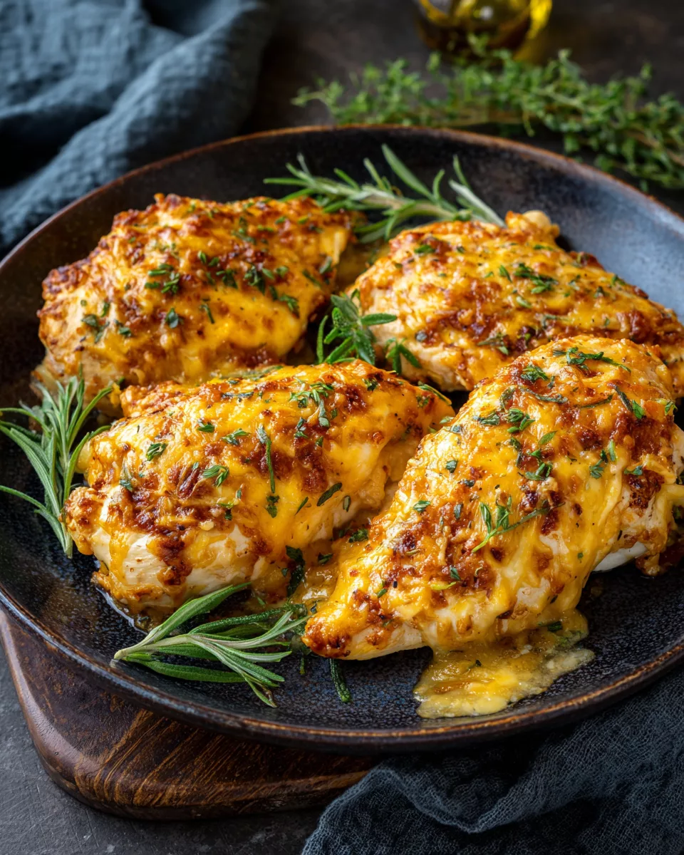 Ritzy Cheddar Chicken Breasts Recipe
