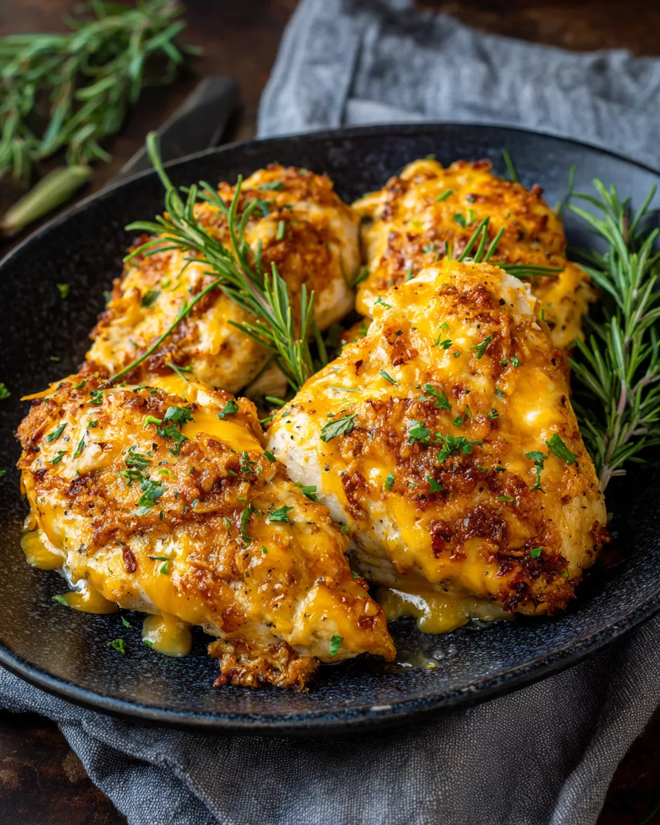 Ritzy Cheddar Chicken Breasts Recipe