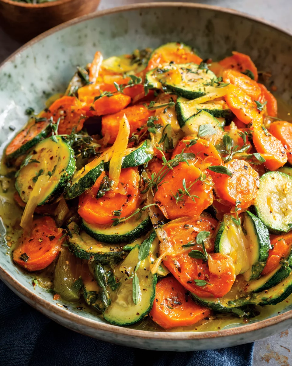 Sautéed Carrots and Zucchini
