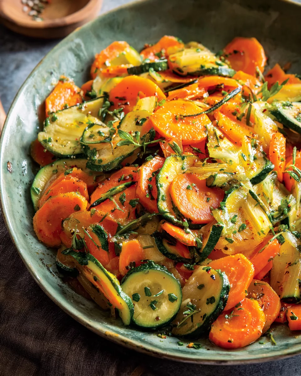 Sautéed Carrots and Zucchini