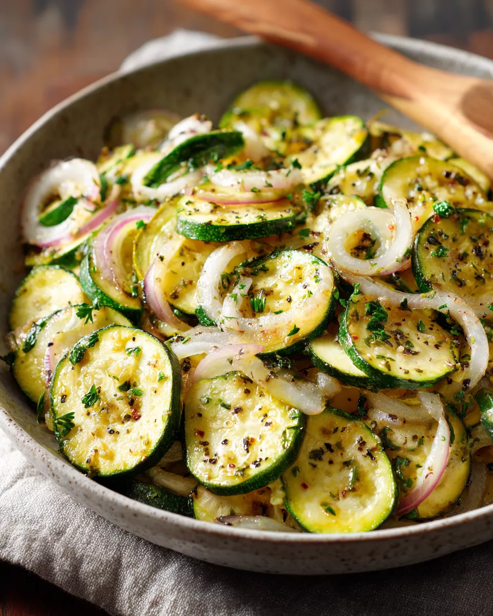Sauteed Zucchini and Onions