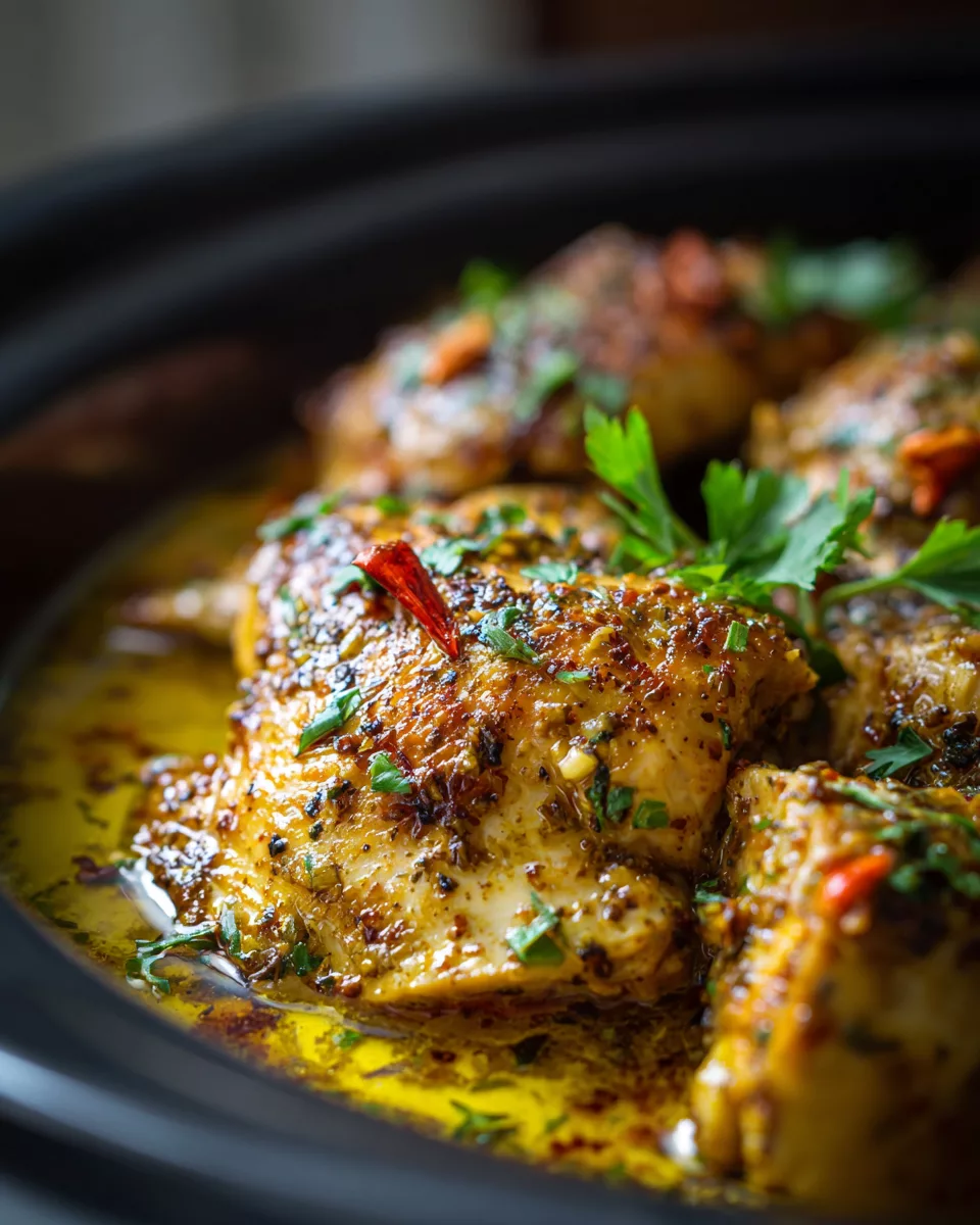 Slow Cooker Garlic Butter Chicken