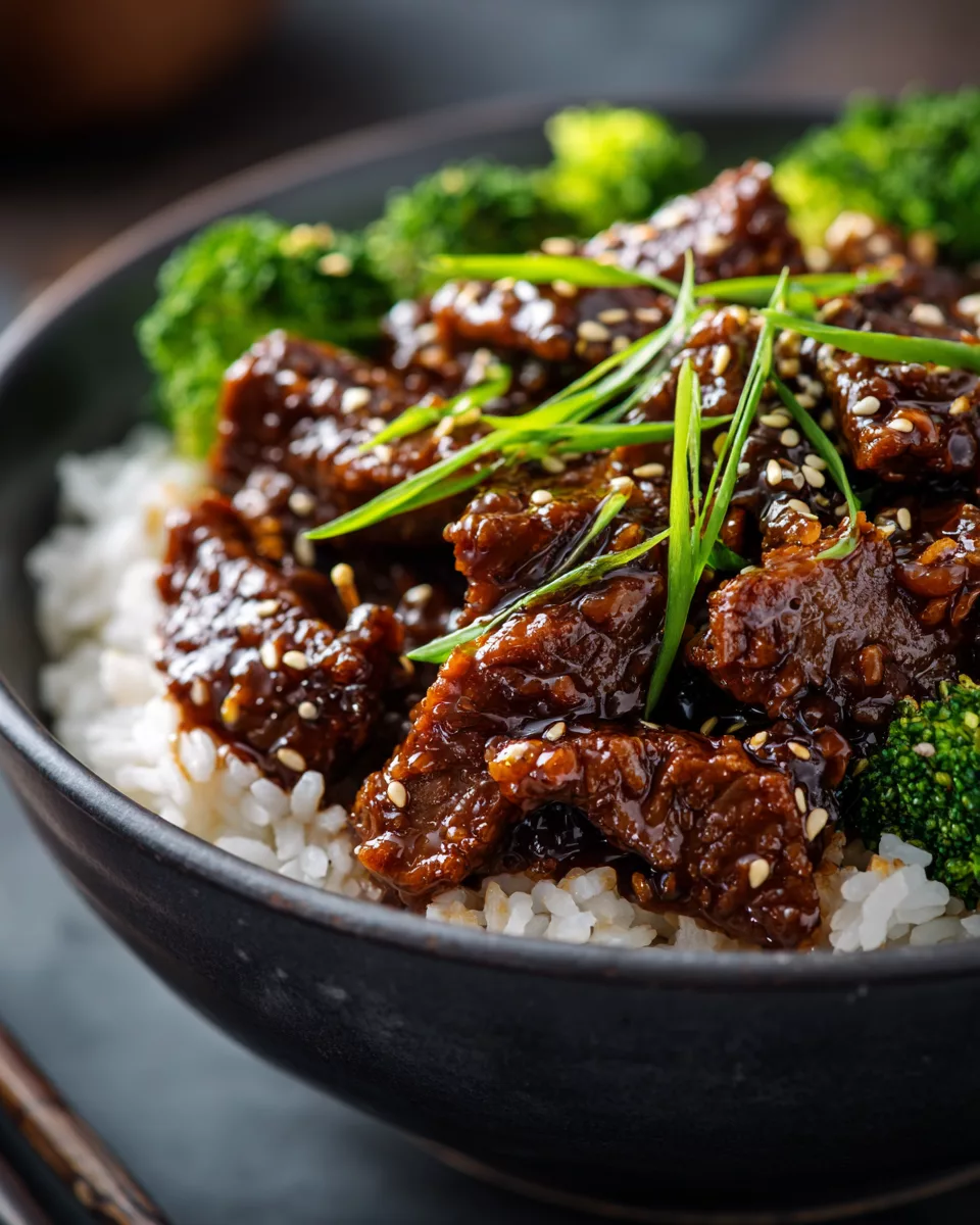 Slow Cooker Mongolian Beef