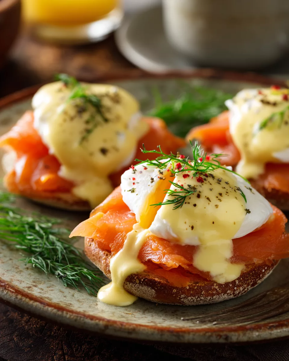 Smoked Salmon Eggs Benedict Recipe