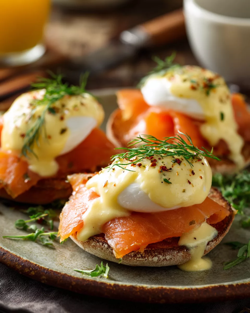 Smoked Salmon Eggs Benedict Recipe
