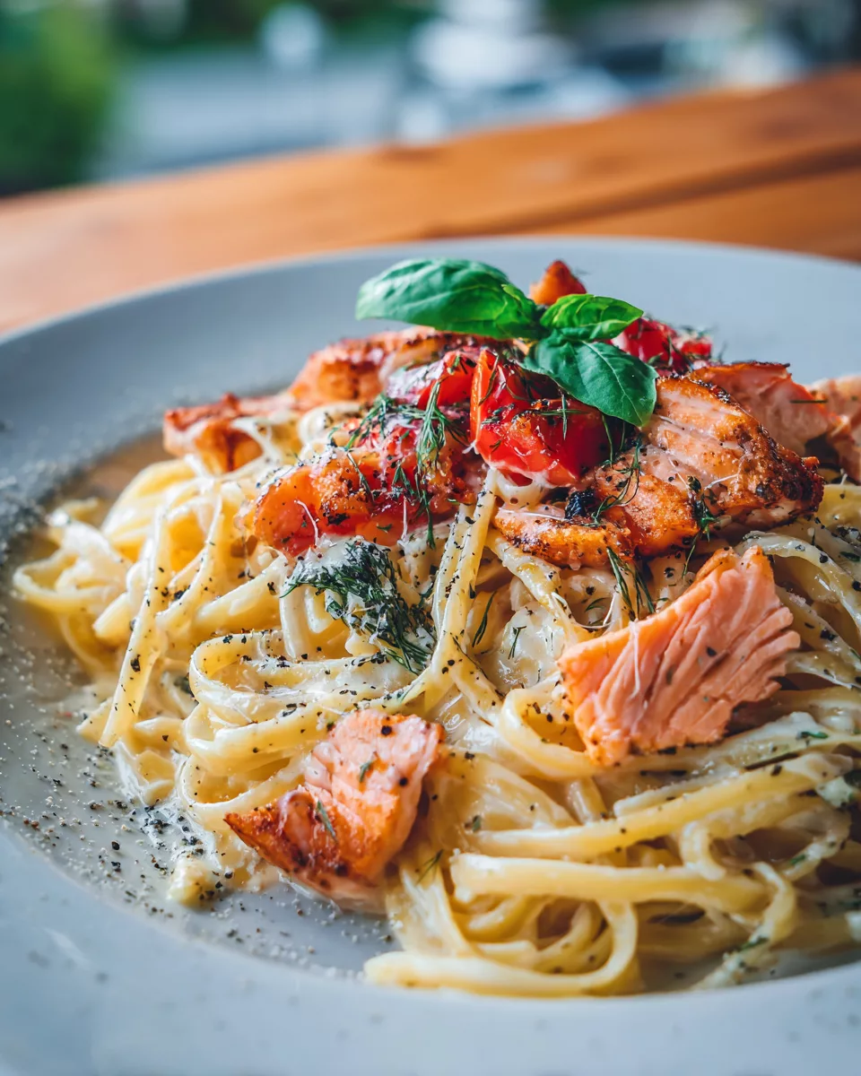 Smoked Salmon Pasta