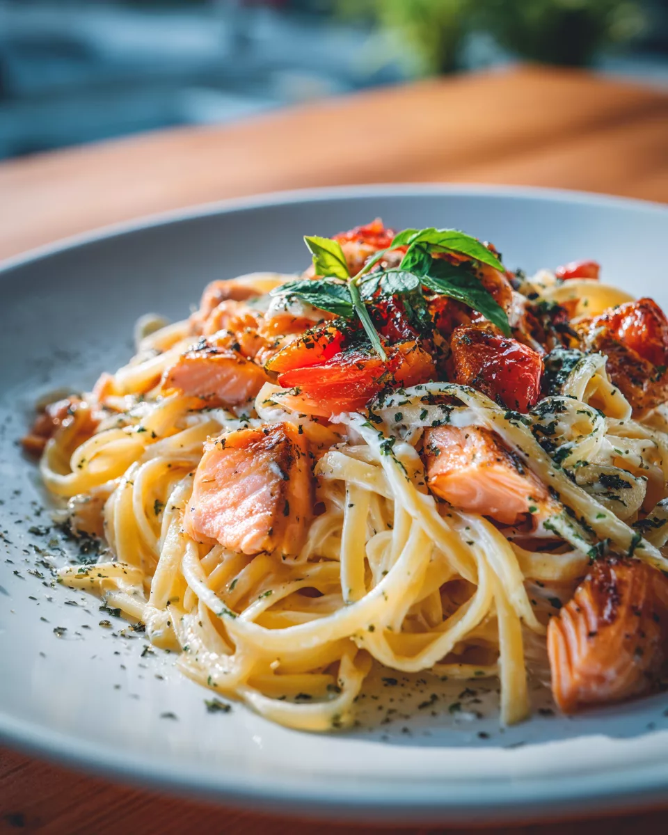 Smoked Salmon Pasta