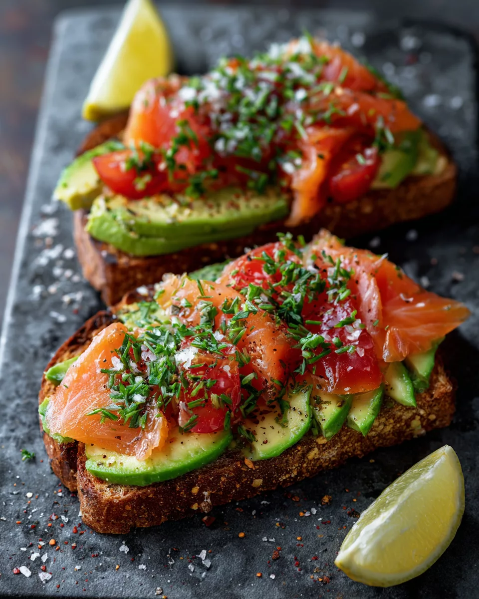 Smoked Salmon and Avocado Toast Recipe