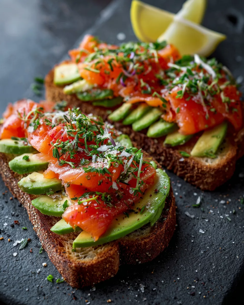 Smoked Salmon and Avocado Toast Recipe