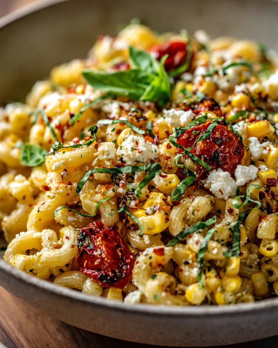 The BEST Mexican Street Corn Pasta Salad