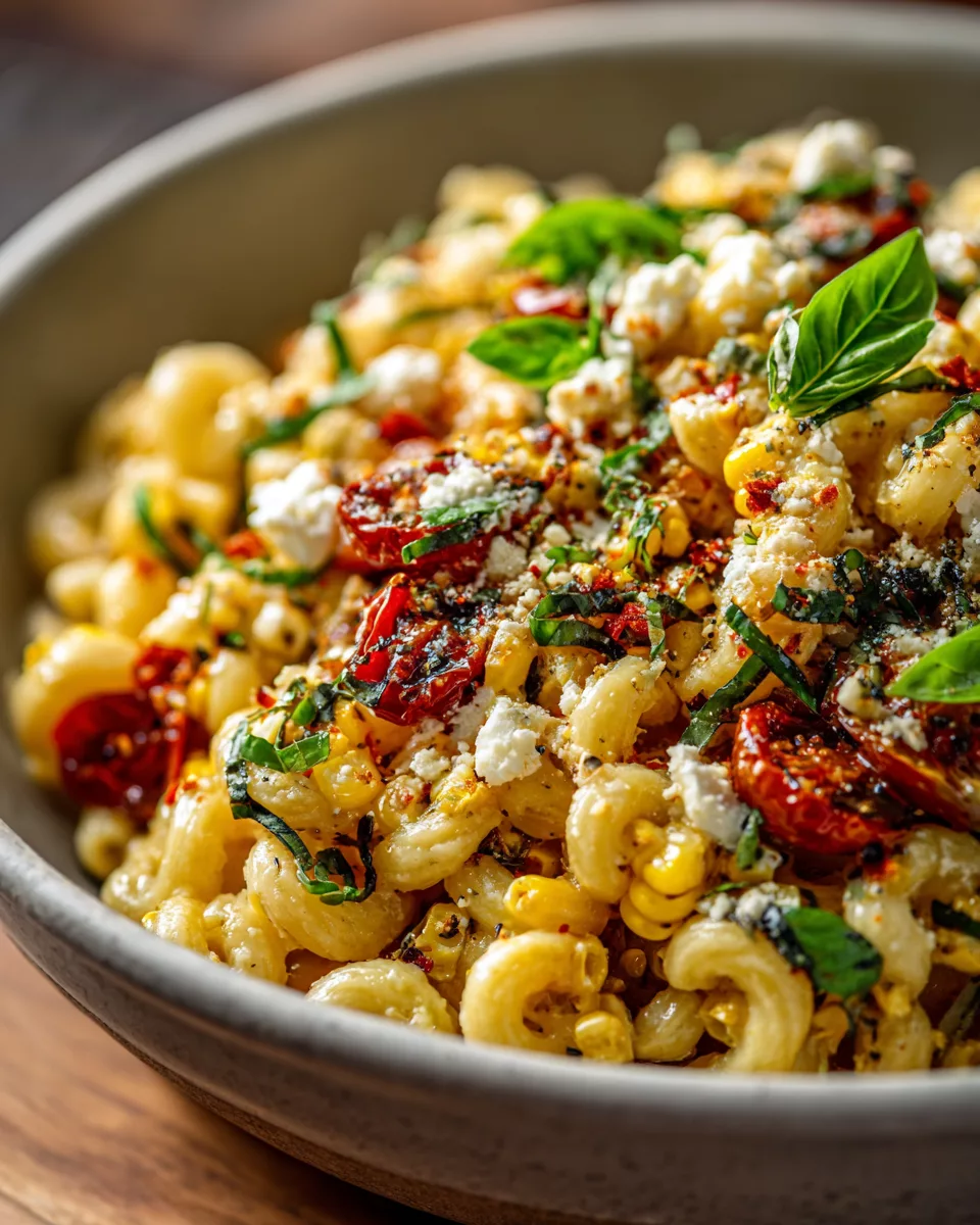 The BEST Mexican Street Corn Pasta Salad