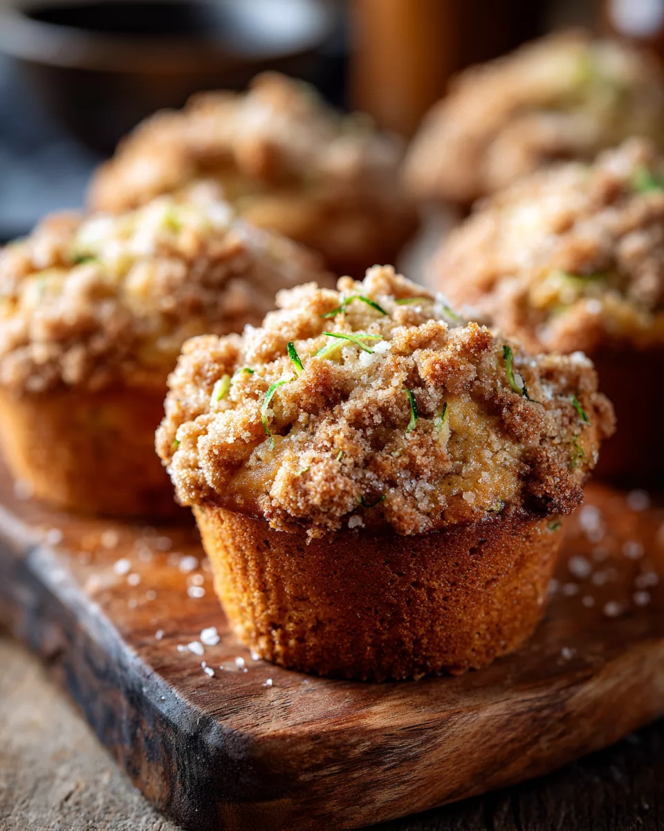 Zucchini Coffee Cake Muffins