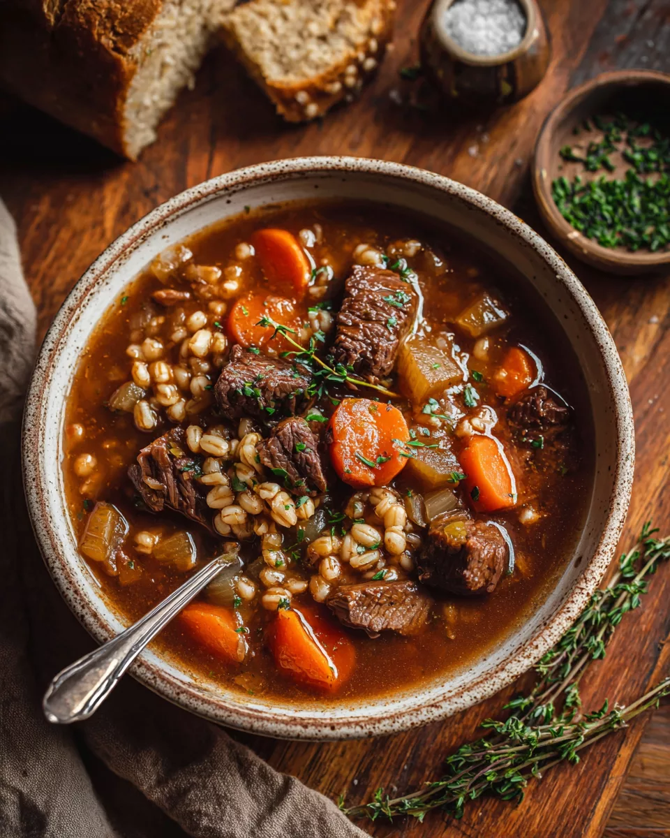 beef and barley soup