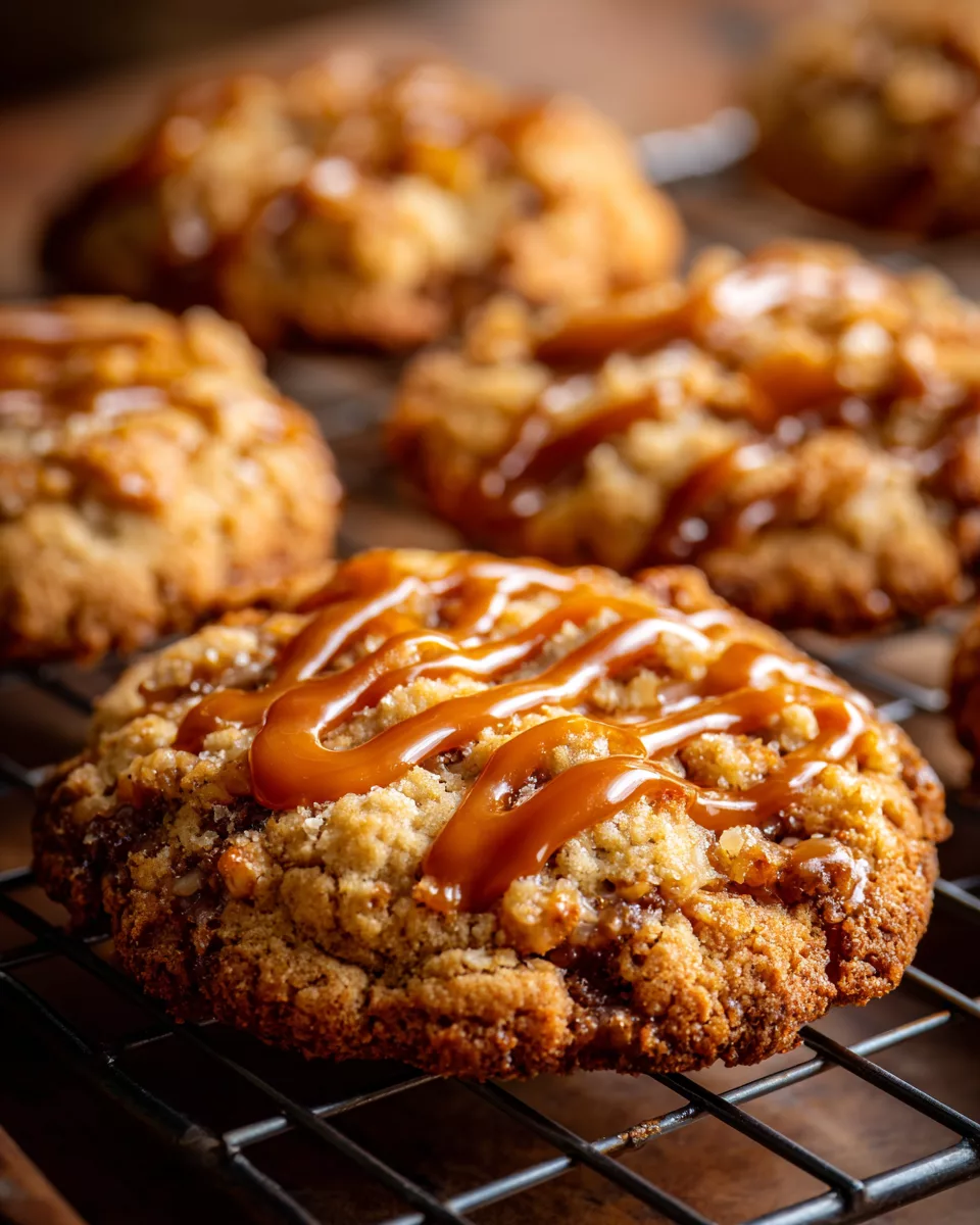 caramel apple cookies