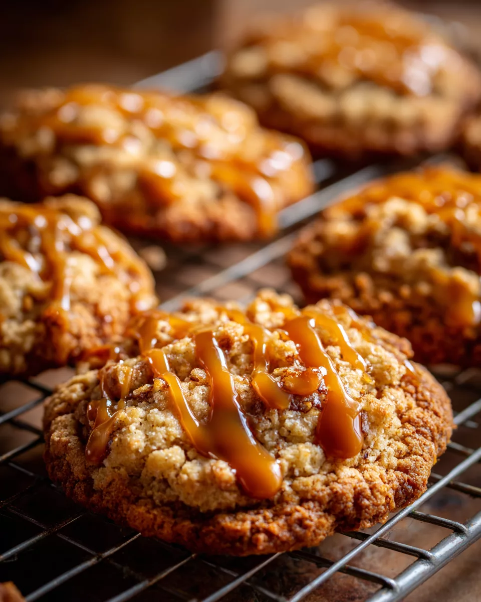 caramel apple cookies
