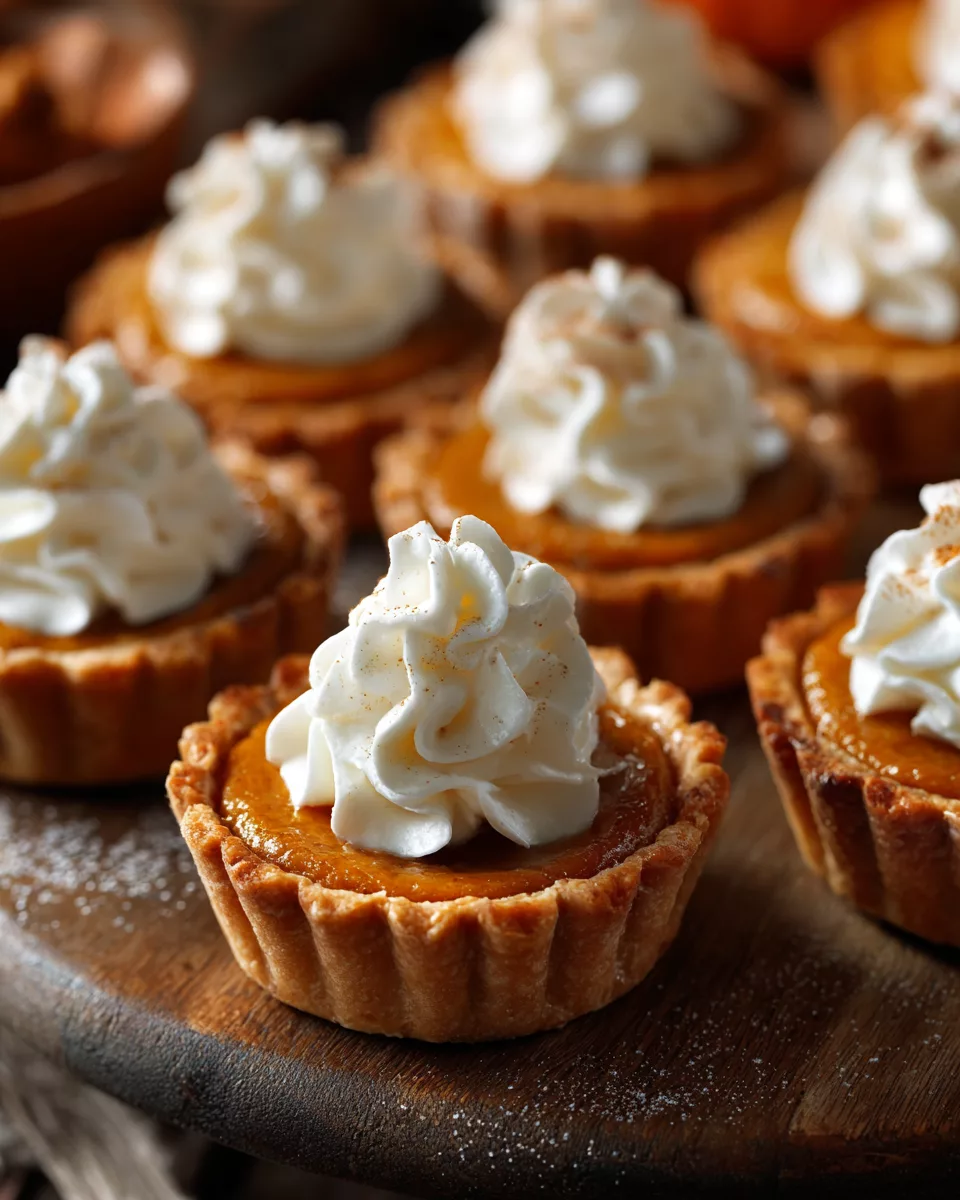 mini pumpkin pies