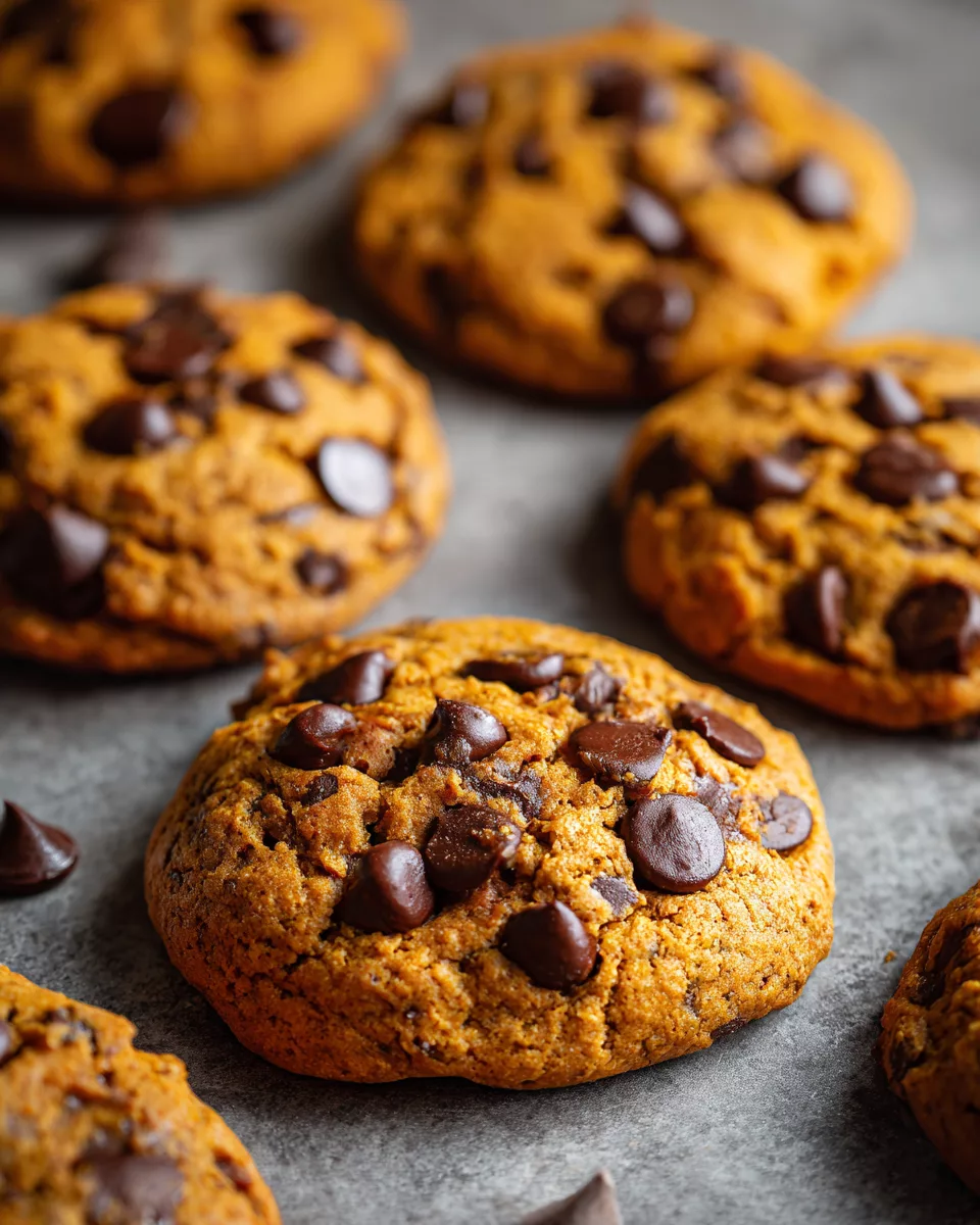 pumpkin chocolate chip cookies