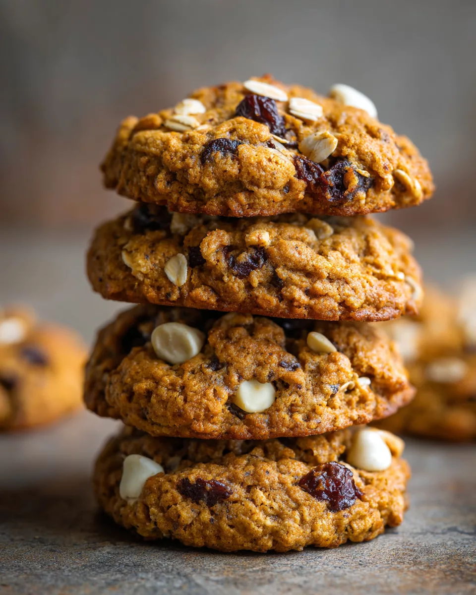pumpkin oatmeal cookies