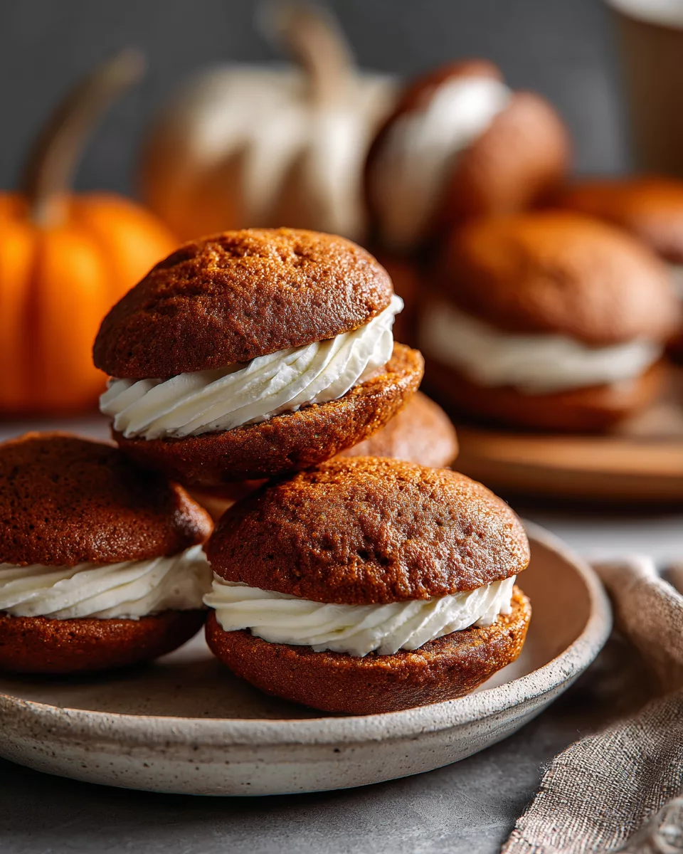 pumpkin whoopie pies