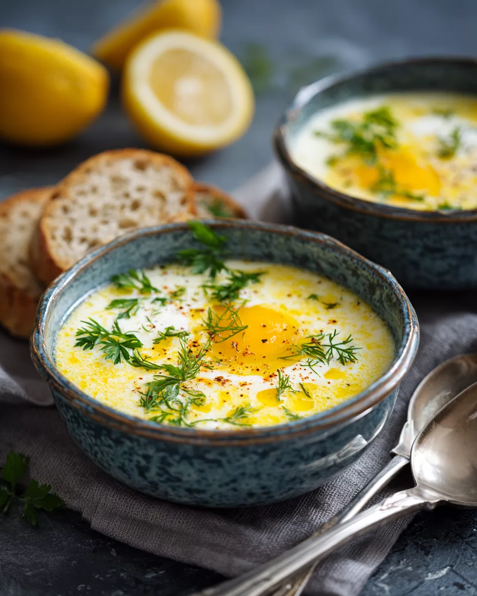 Avgolemono (Greek Lemon & Egg Soup)