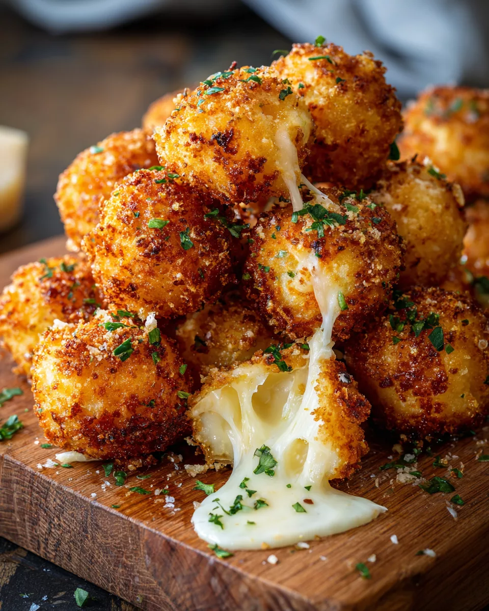 Cheesy Parmesan Mozzarella Bites