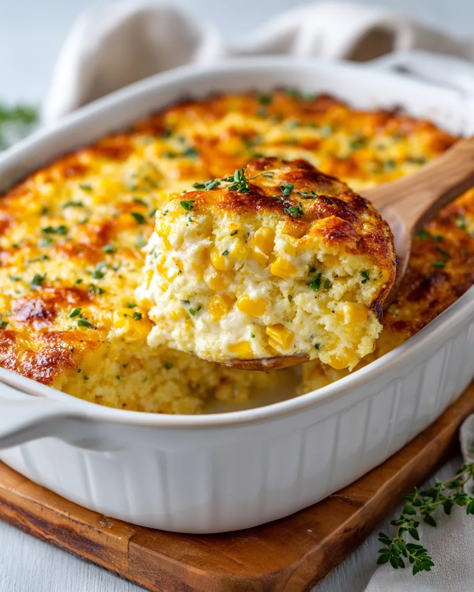 Cream Cheese Corn Casserole