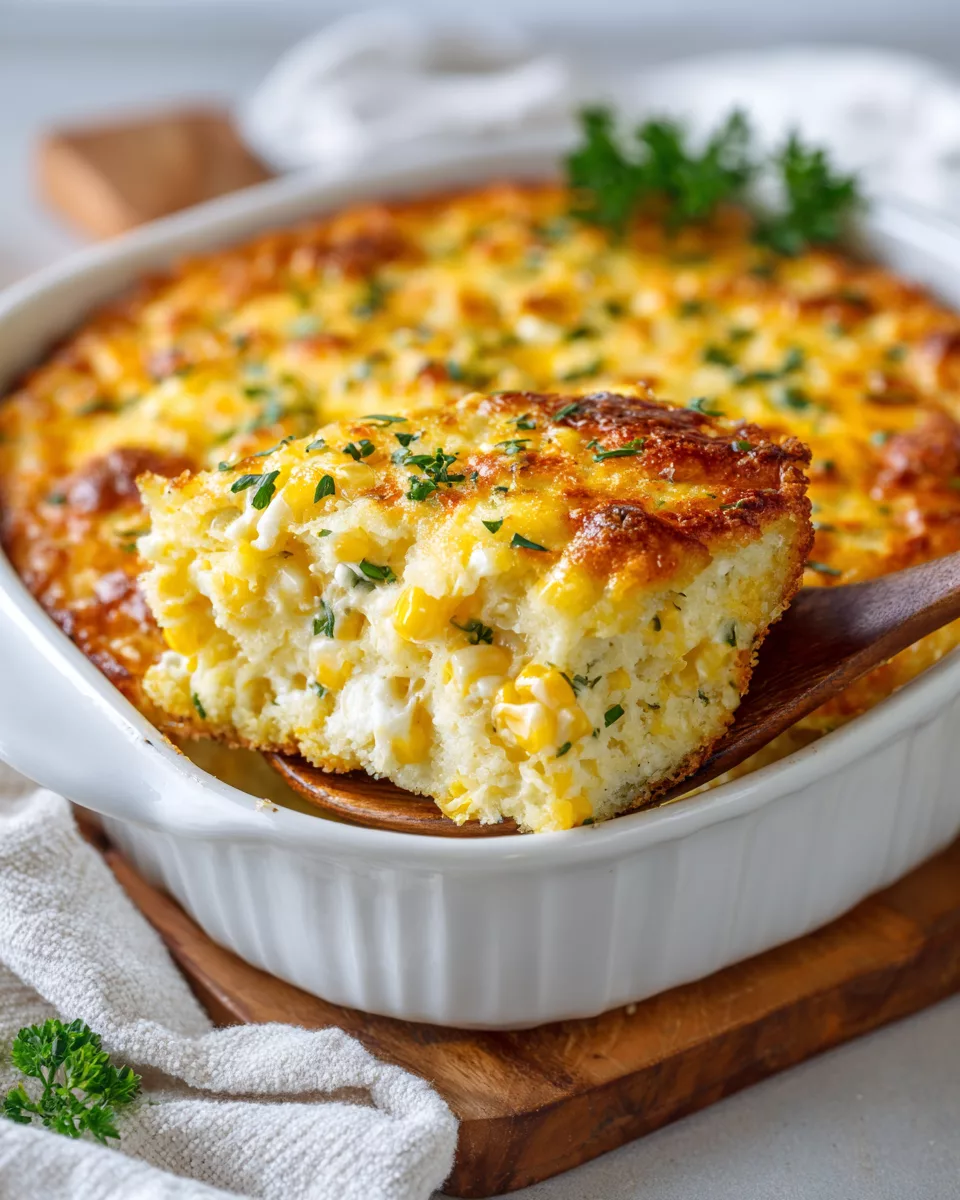 Cream Cheese Corn Casserole