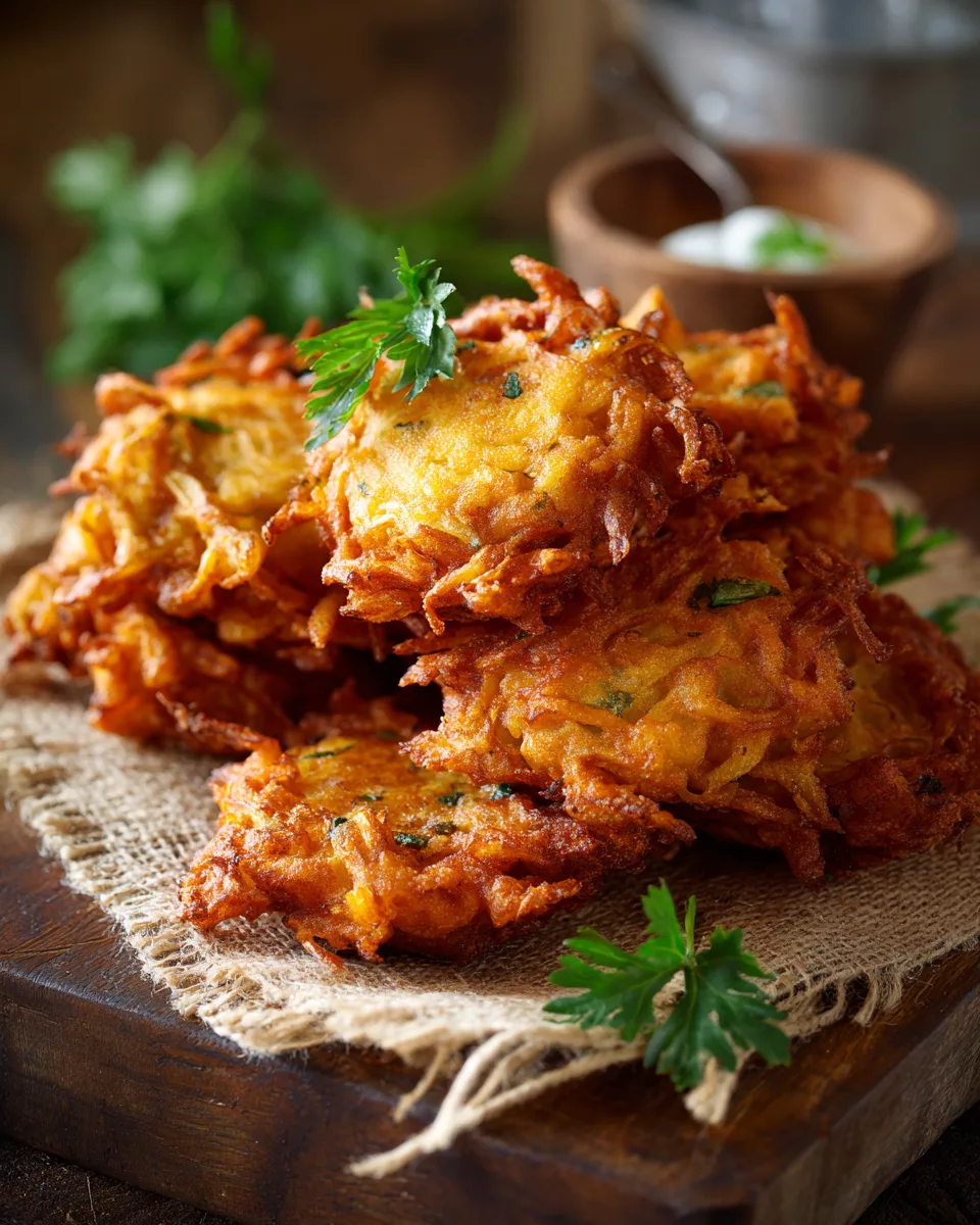 Crispy Amish Onion Fritters