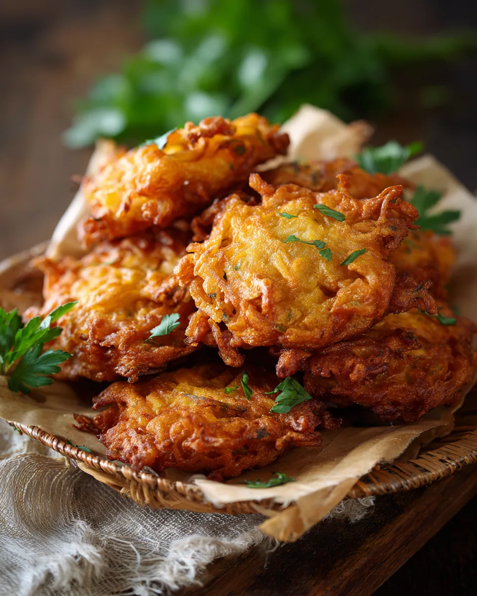 Crispy Amish Onion Fritters