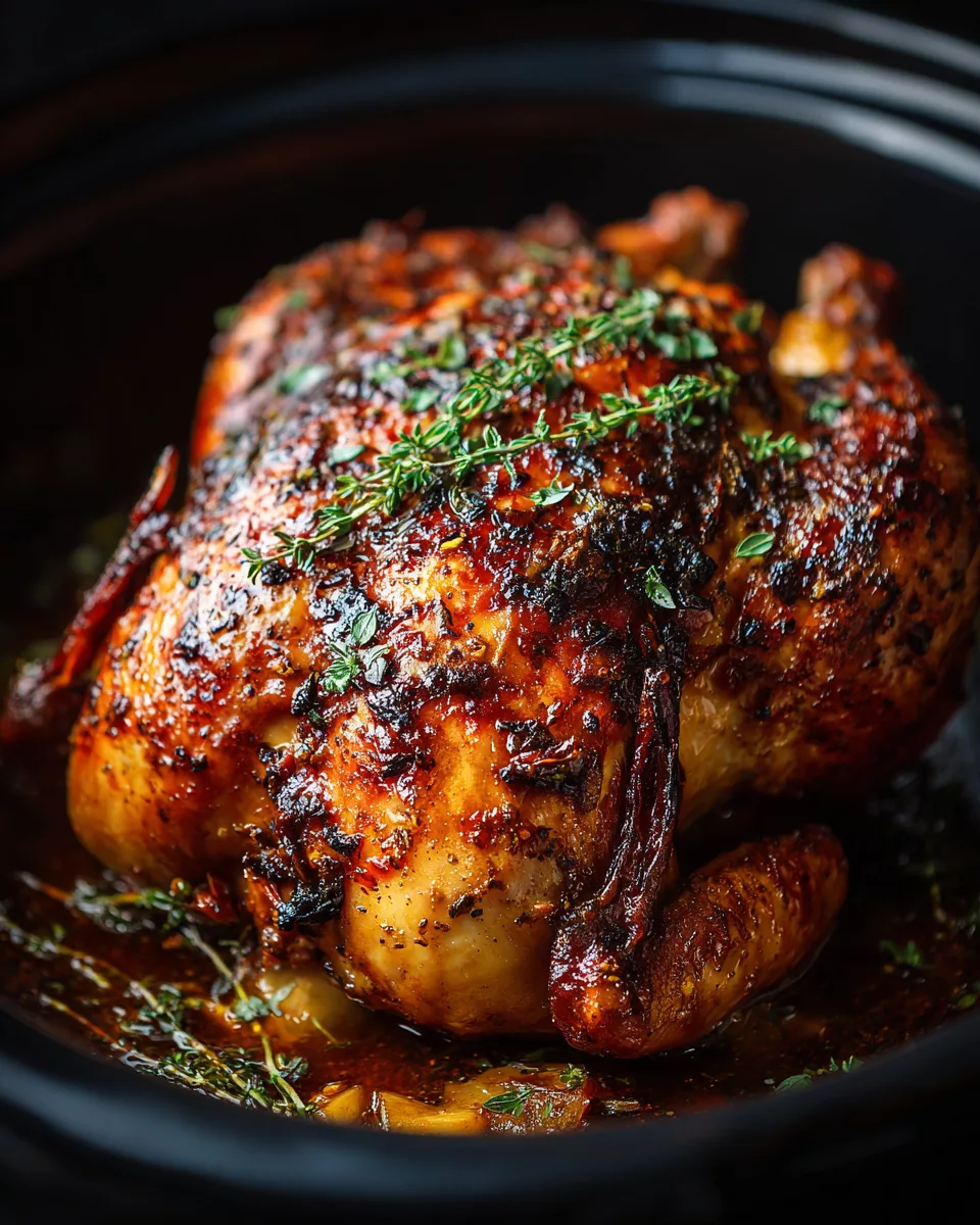 Crock Pot Rotisserie Chicken