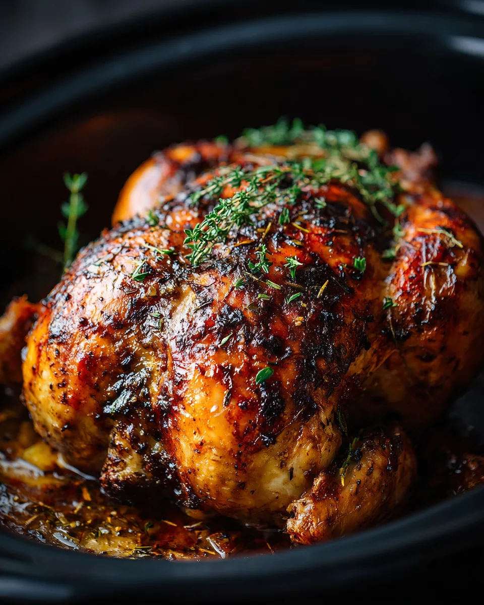 Crock Pot Rotisserie Chicken