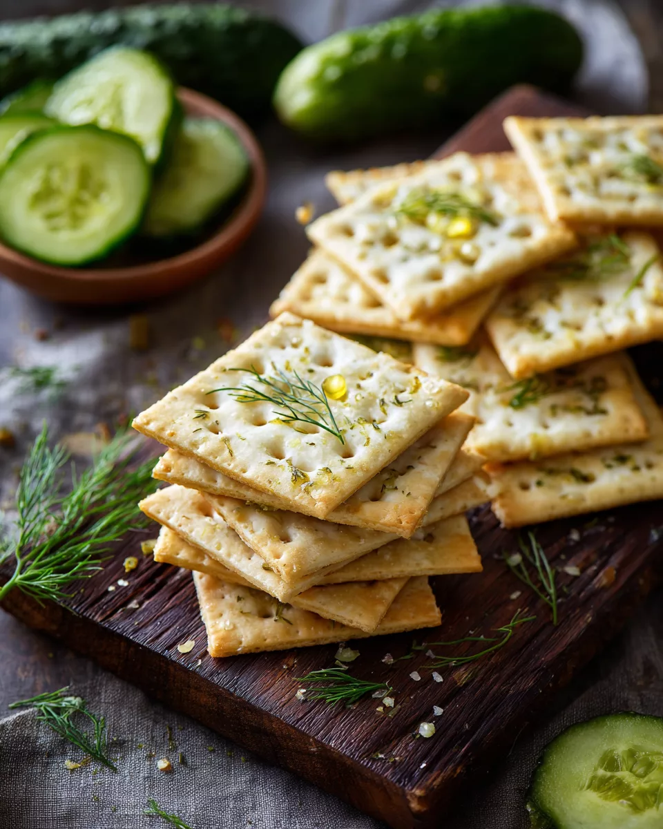 Dill Pickle Flavored Saltines