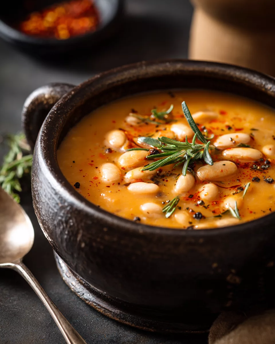 Fire-Roasted White Bean Soup