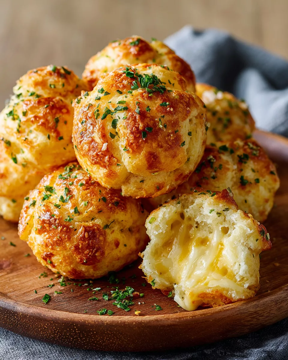 Garlic Butter Cheese Bombs (Pillsbury Biscuit Hack)