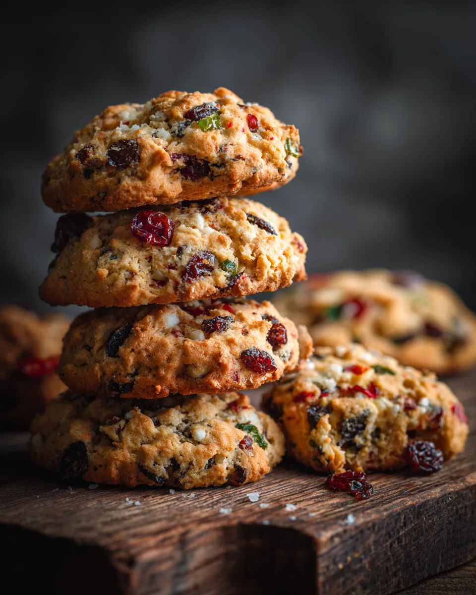 Old-Fashioned Fruitcake Cookies