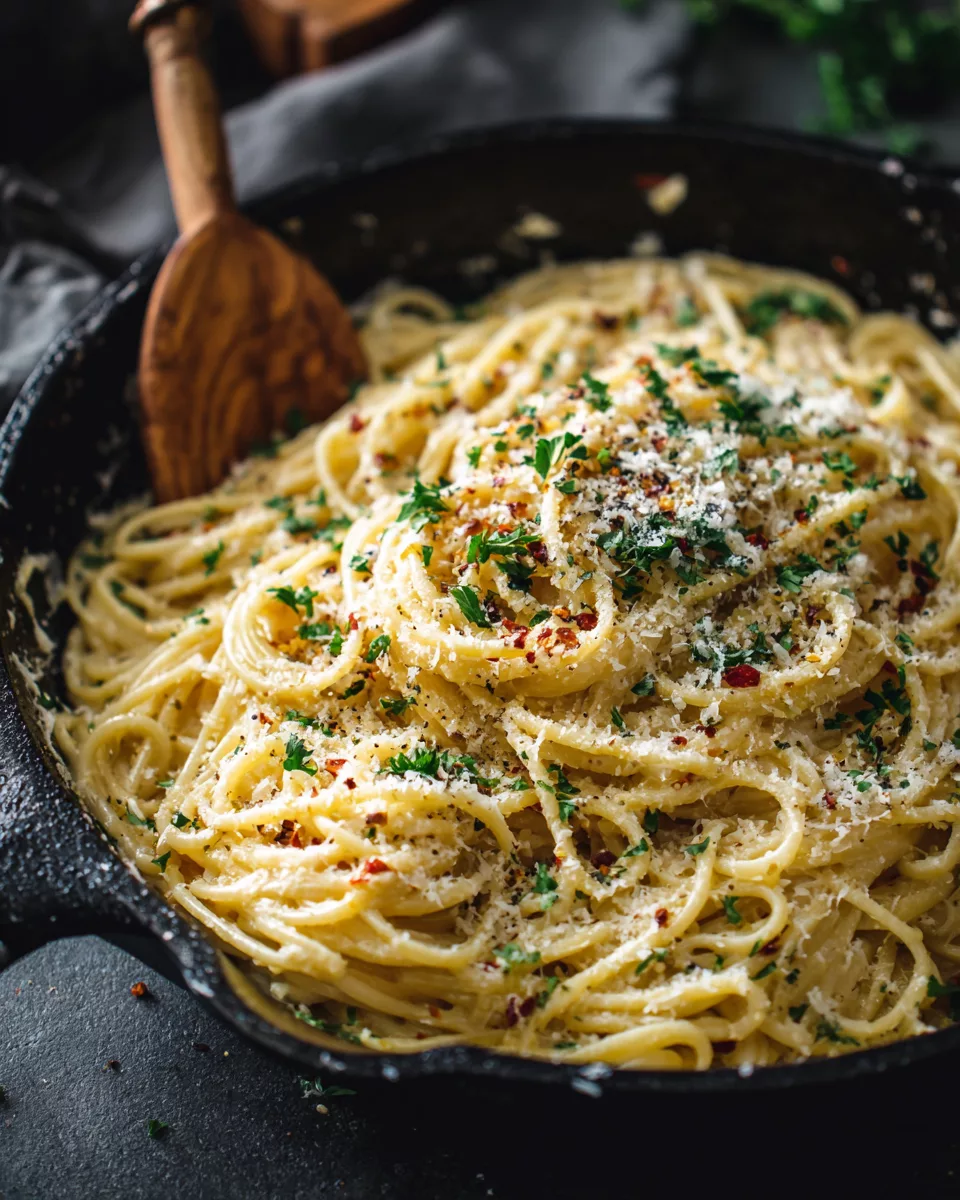 One-Pot Garlic Parmesan Pasta