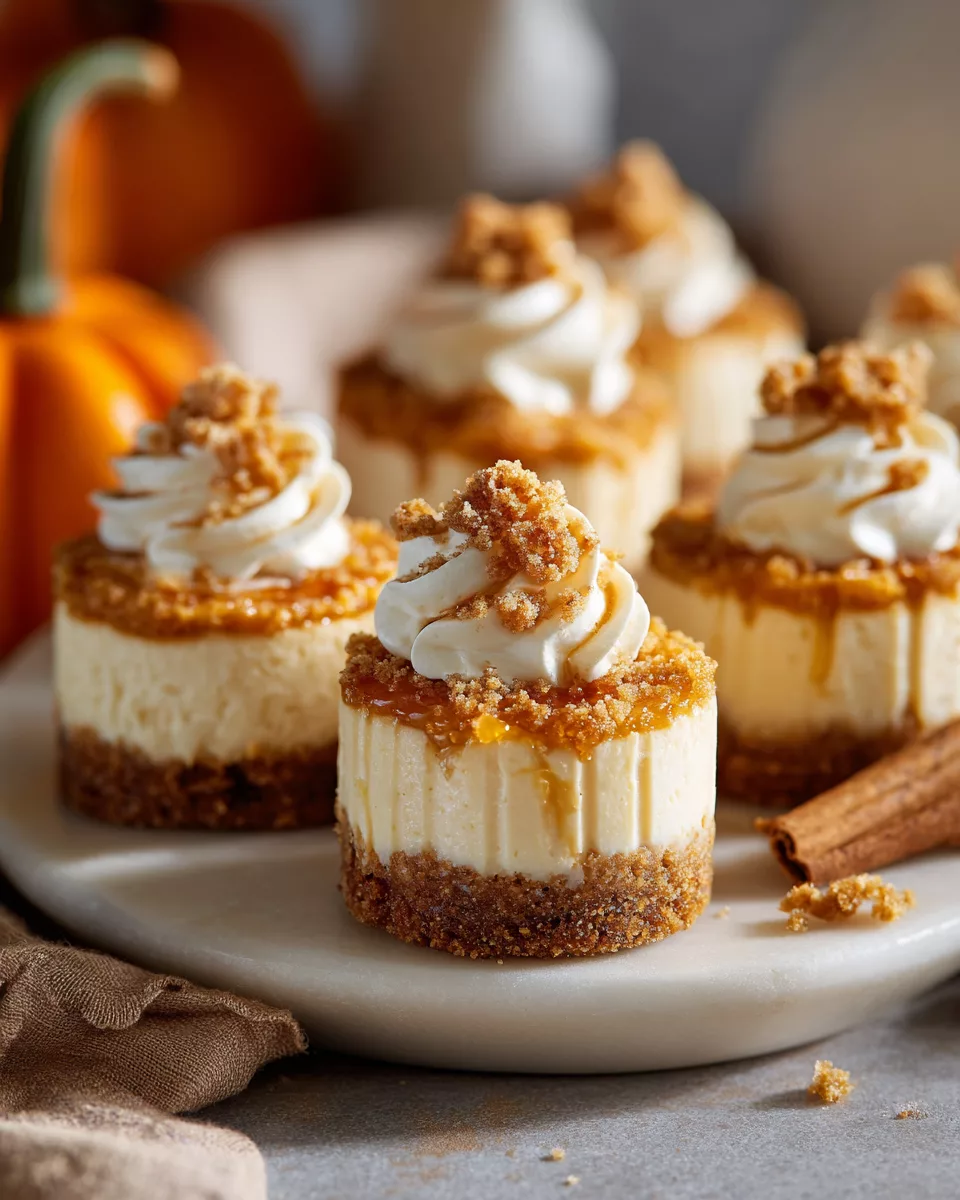 Pumpkin Cheesecake Bites (No-Bake)