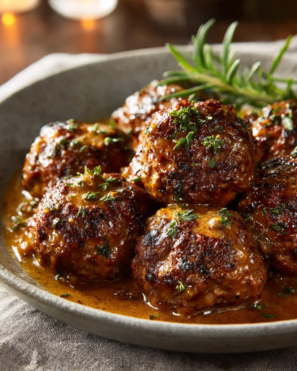 Salisbury Steak Meatballs