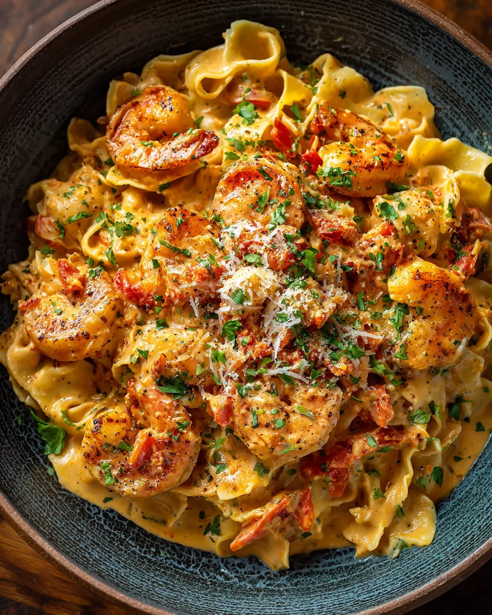 Shrimp & Crab Pasta with Creamy Cajun Sauce