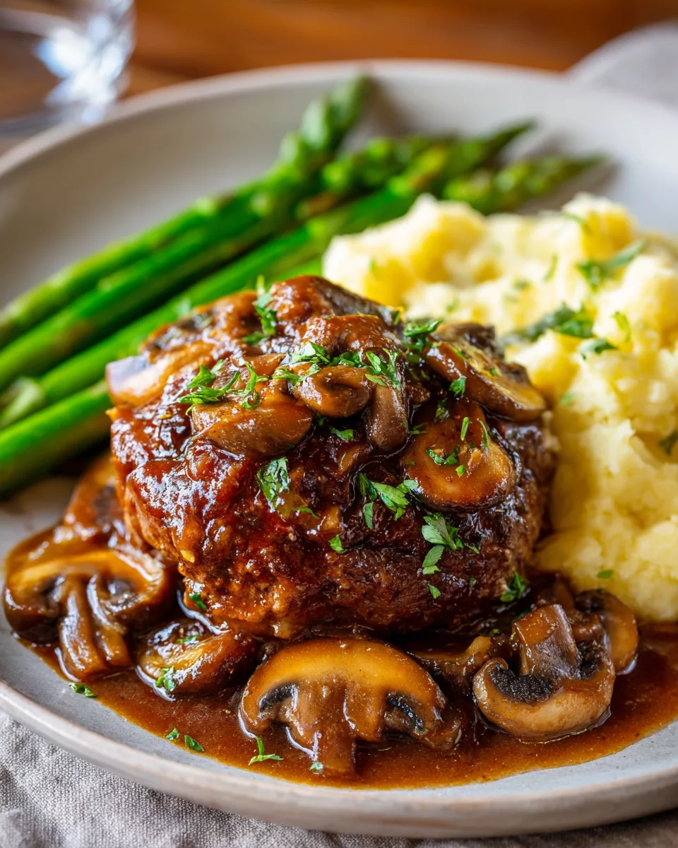 Slow Cooker Salisbury Steak