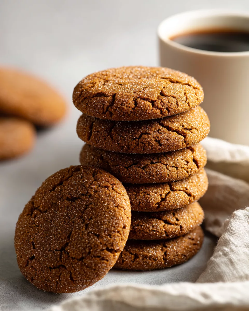 Soft Molasses Spice Cookies
