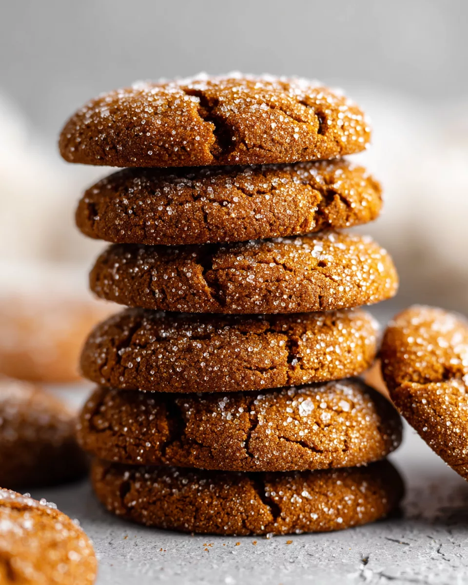 Soft Molasses Spice Cookies