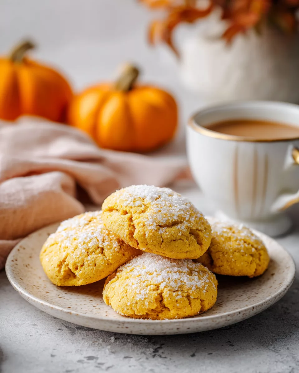 Soft Pumpkin Sugar Cookies