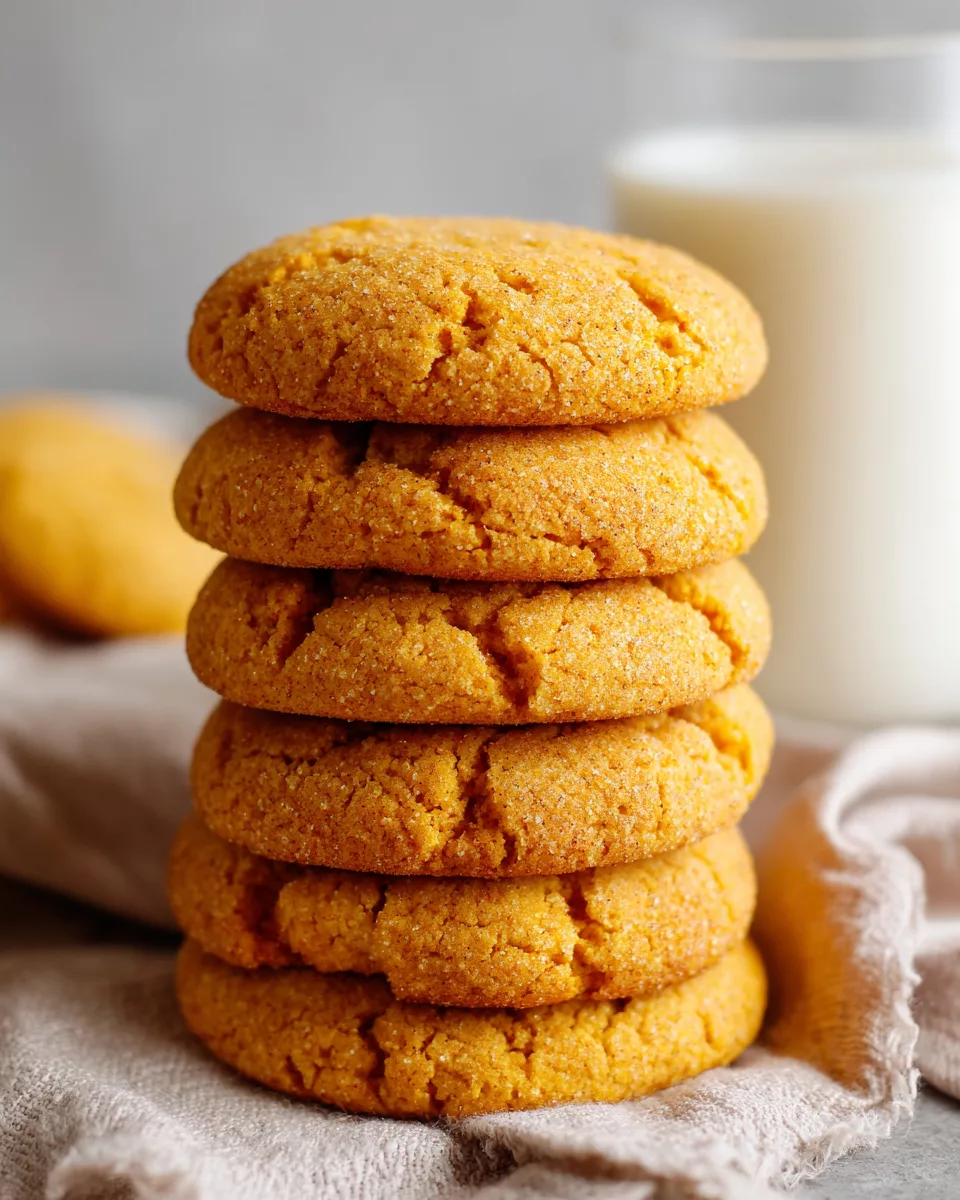 Soft Pumpkin Sugar Cookies