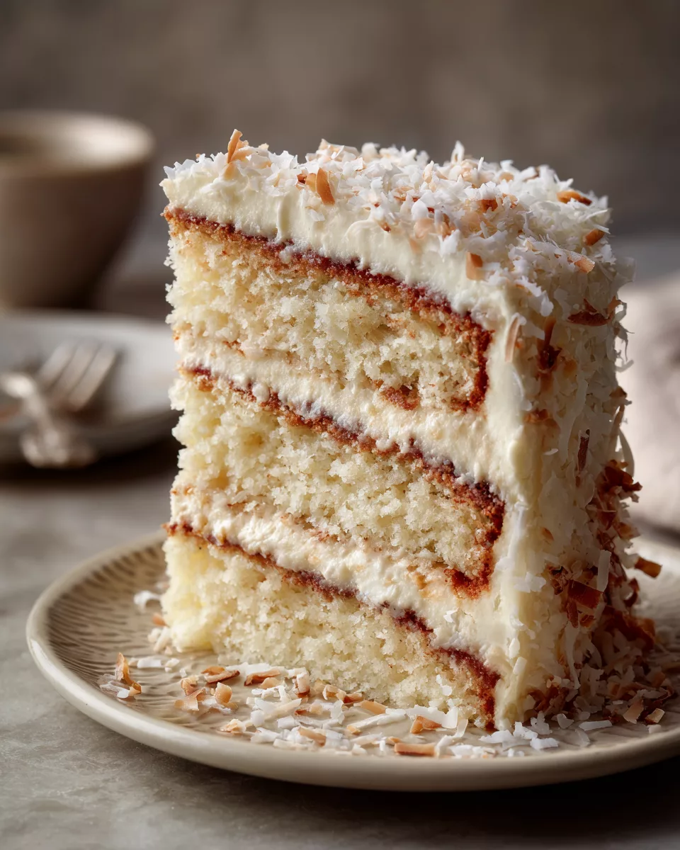 White German Chocolate Cake