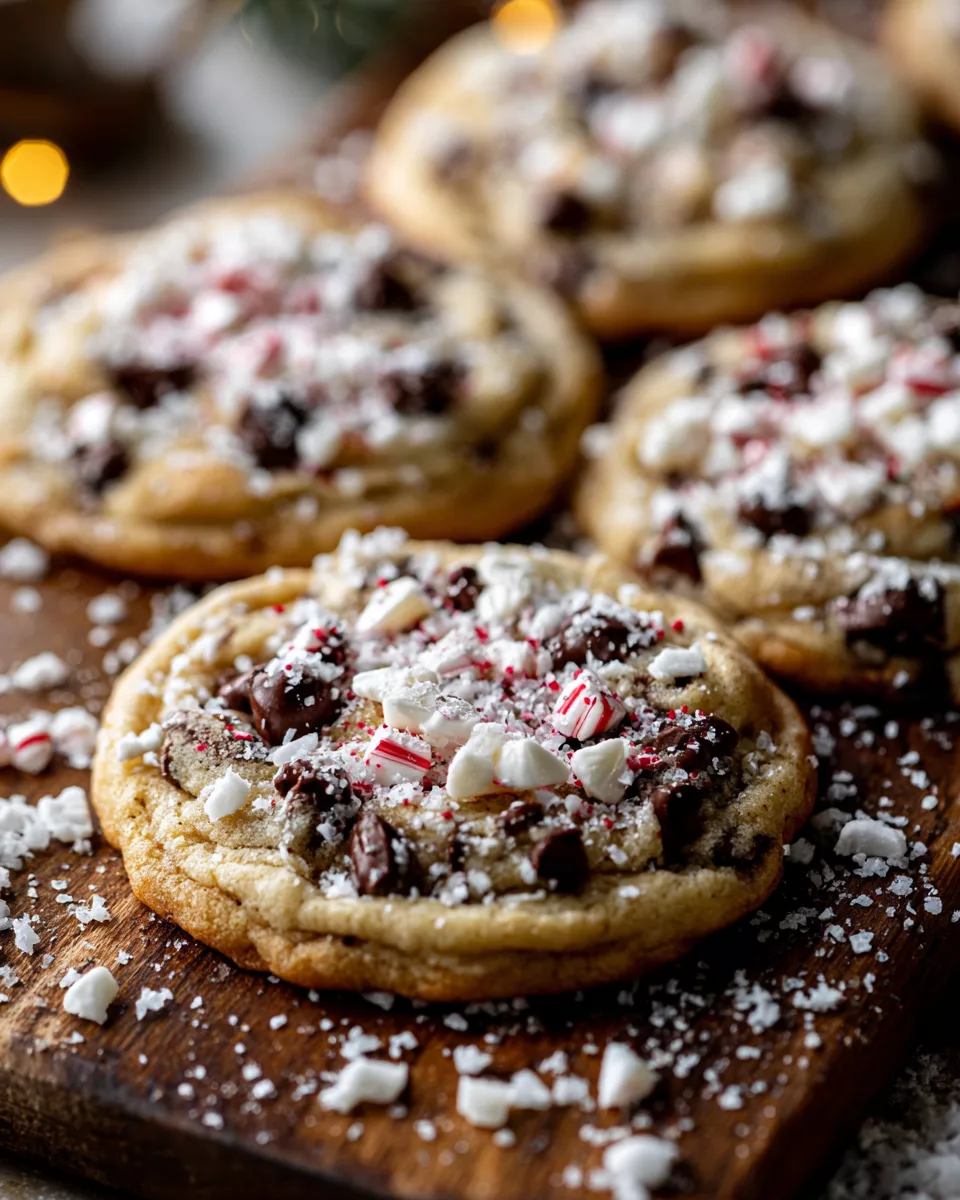 Winter Wonderland Chocolate Chip Christmas Cookies