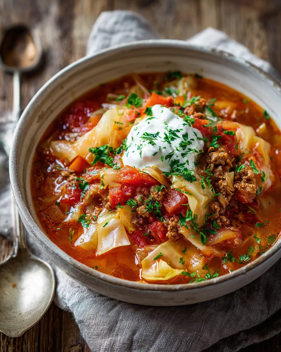 Cabbage Roll Soup