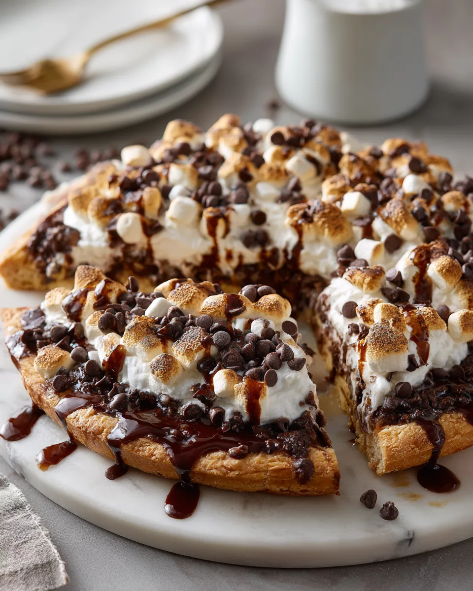 Chocolate Chip Dessert Pizza